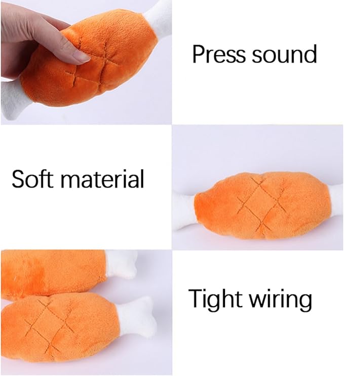 Aggressive Chew Toys for Large Dogs, Soft Durable Fabric Indestructible Small Dog Toy,Interactive Funny Plush Heavy Duty Dog Toy for Small Medium Breeds Anxiety Relief Teething Playing Home Puppy