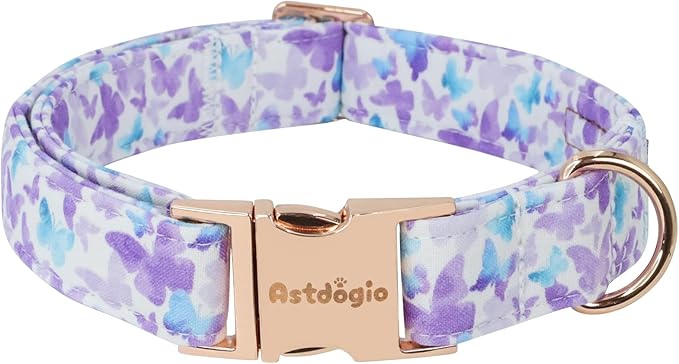 Astdogio Halloween Dog Collars, Fall Dog Collar for Dogs, Fun Multi-Color Pumpkin Dog Collars for Large Dogs, Adjustable Cotton Large Dog Collar Puppy Collar for Halloween & Thanksgiving — XS