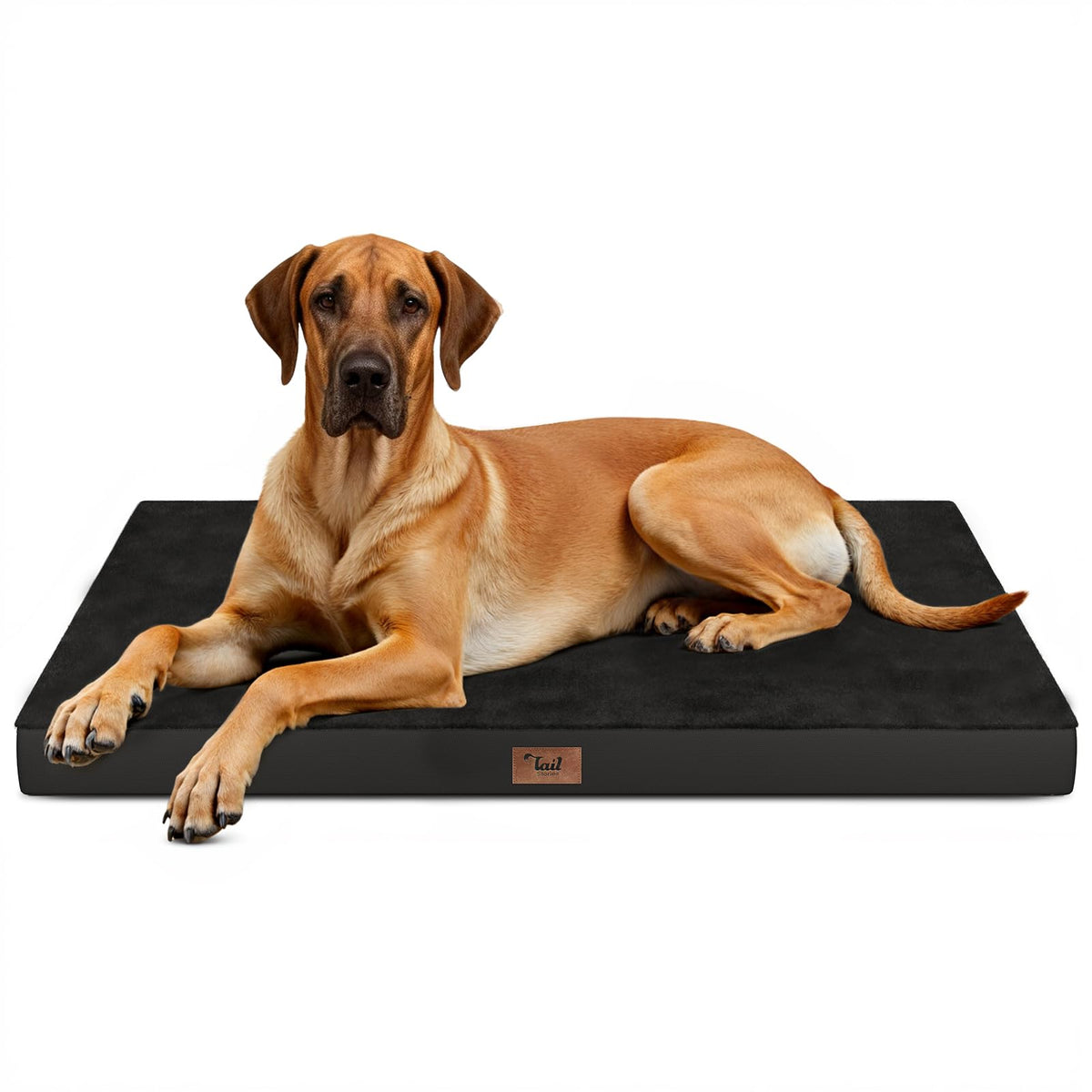 Tail Stories Jumbo Waterproof Orthopedic Dog Bed for Extra Large Dogs