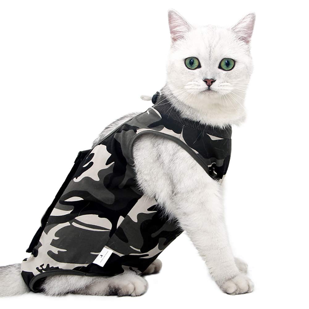Coppthinktu Cat Recovery Suit Cat Onesie After Surgery for Abdominal Wounds