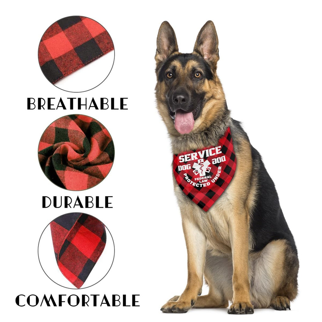 Dog Bandana, Therapy Dog Please Pet Me with, Dogs Scarf Classical Printing, Dogs Scarf Accessories, Doggy Kerchief Pet Kerchief, Christmas Birthday Thanksgiving Doggy Gift A09