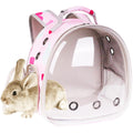 Portable Small Animal Backpack Travel Breathable Pet Carrier Bag Cages for Guinea Pig, Rabbit, Bearded Dragon, Squirrel, Tortoise, Bird, Lizard, Sugar Glider