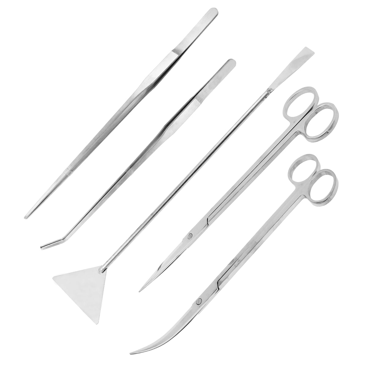 Mandala Crafts Stainless Steel 12" Curved Aquarium Scissors for Fish Tanks