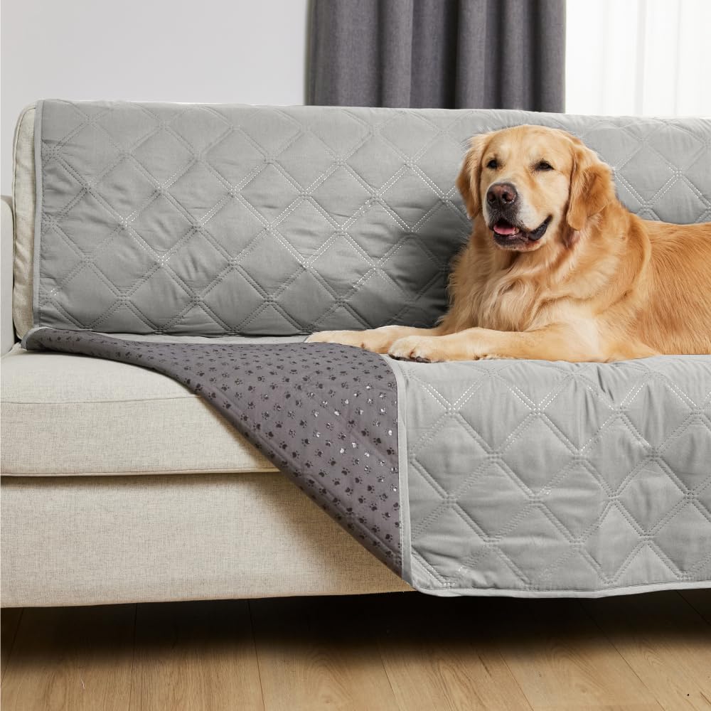 GORILLA GRIP® Waterproof Dog Blanket, Couch Cover for Dogs 82x102 Chocolate