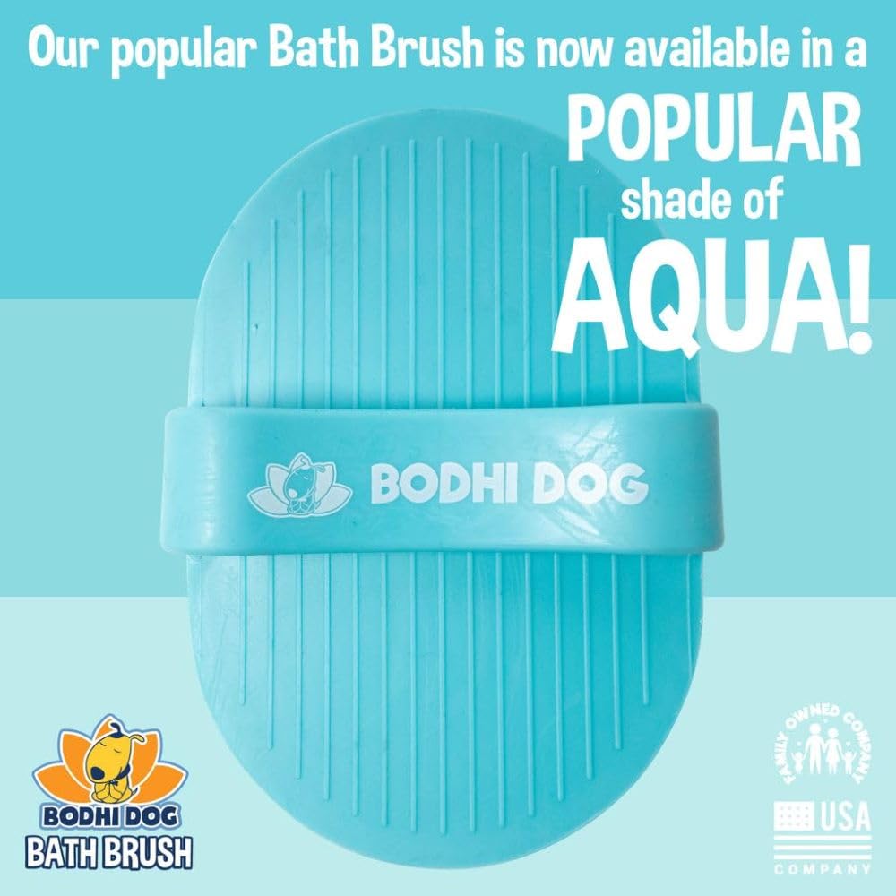 Bodhi Shampoo Brush | Pet Shower & Bath Supplies for Cats & Dogs Grooming | Long & Short Hair Dog Scrubber for Bath | Professional Quality Dog Wash Brush