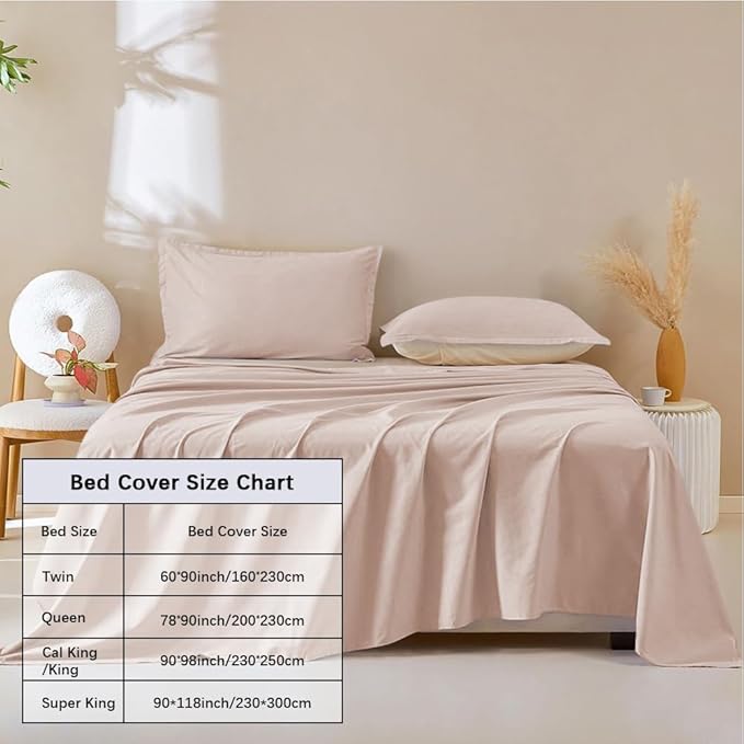 DUJUIKE Waterproof Bed Cover for Dog and Cats,Pet Hair Resistant Bed Sheet Cover, Protective BedCover with 100% Waterproof Breathable Thin Fabric (Camel, Super King 90 * 118 inch)