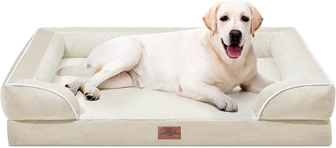 Comfort Expression Waterproof Orthopedic Dog Beds for Extra Large Dog — 45.0"L x 35.0"W x 8.5"Th