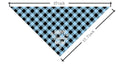 Dog Bandana for Happy Birthday Mom - Classical Plaid Printing Scarf Accessories, Pet Gift for Mom's Birthday Party (L16)