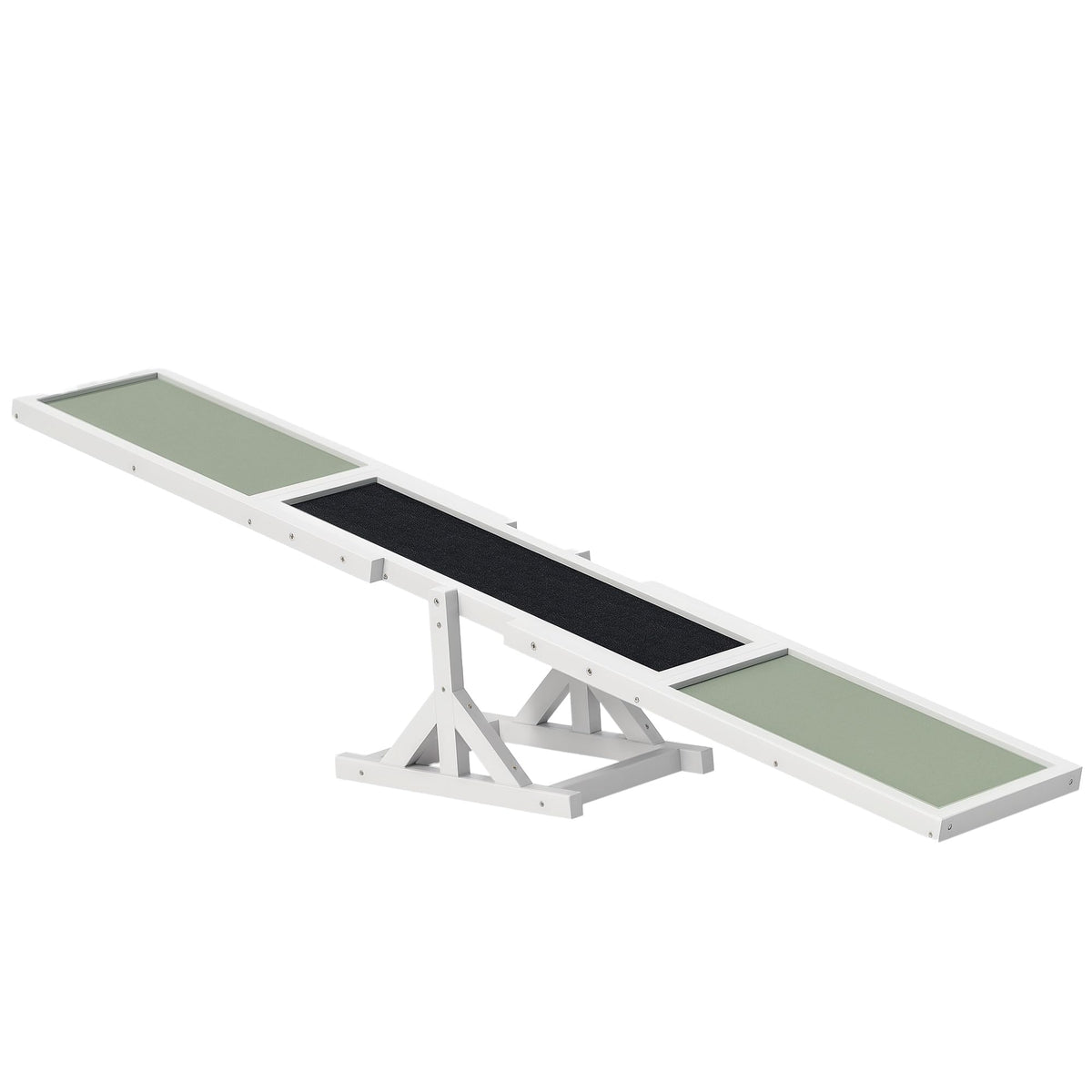 PawHut Wooden Dog Agility Seesaw for Exercise71 L x 12" W x 12" H Natural