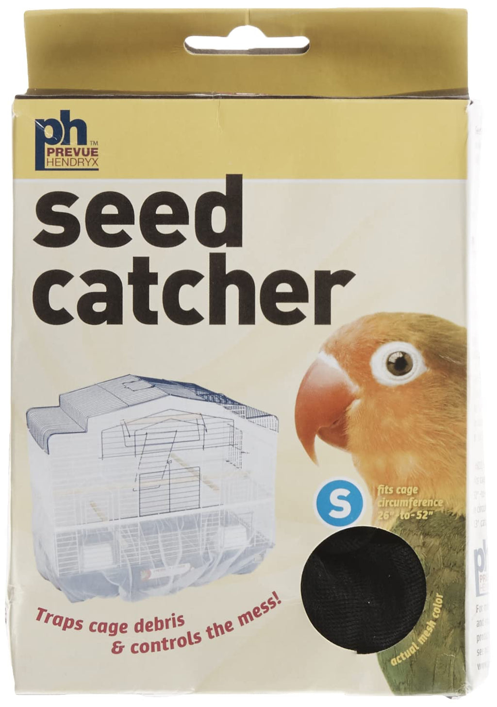 Prevue Pet Products Mesh Bird Seed Catcher 7" H, Assorted Colors