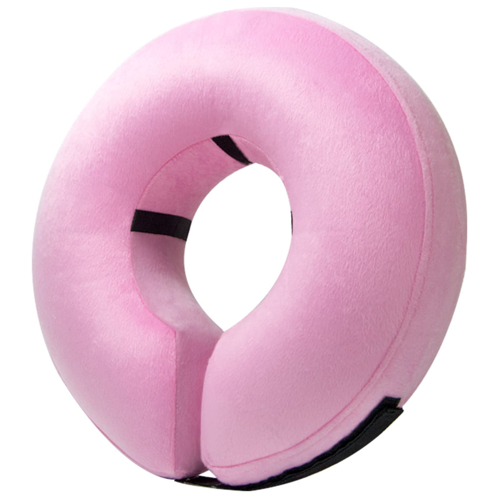 BENCMATE Inflatable Dog Cone Collar Alternative After Surgery XLarge, Pink