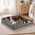 Aeroluxe XXL Orthopedic Dog Bed, Extra Large Dogs, 48"x35"x7.5", Beige