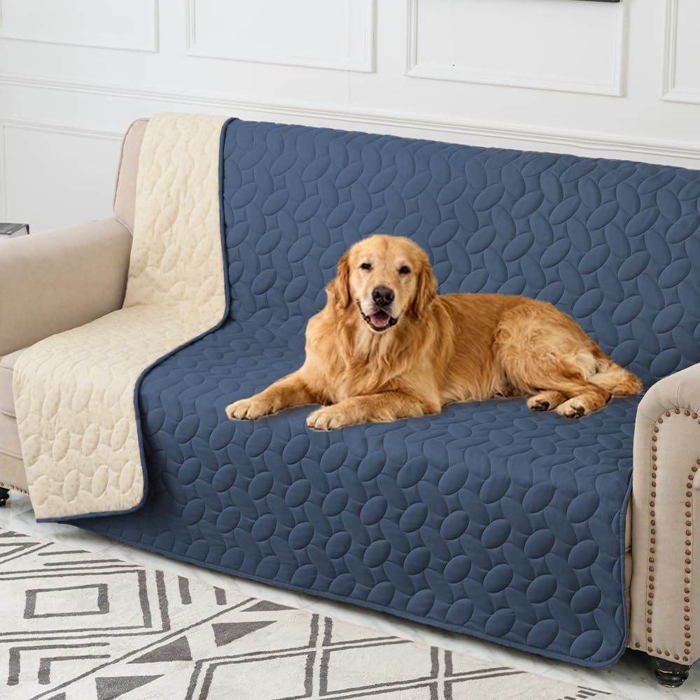 Ameritex Pet Bed Cover Dog Bed Blanket for Sofa and Furniture Waterproof New Pattern Design (30x70 Inch, Light Grey)