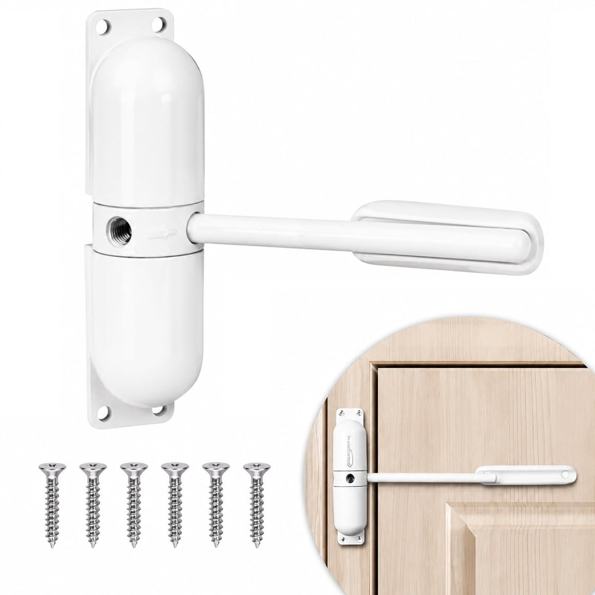 Automatic Door Closer Adjustable Safety Spring Door Closers for Home