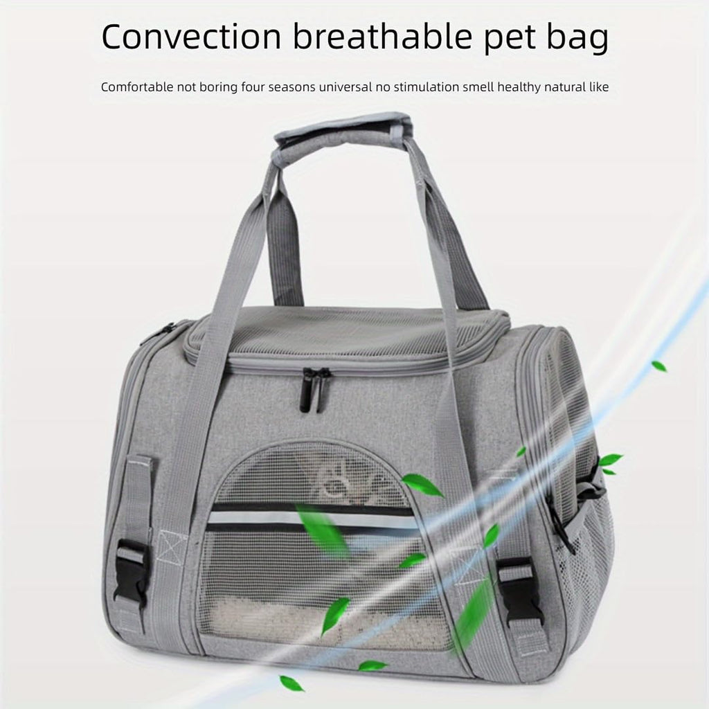 QQLe Cat Carrier Bag, Airline Approved Soft Carrier for Cats & Small Dogs