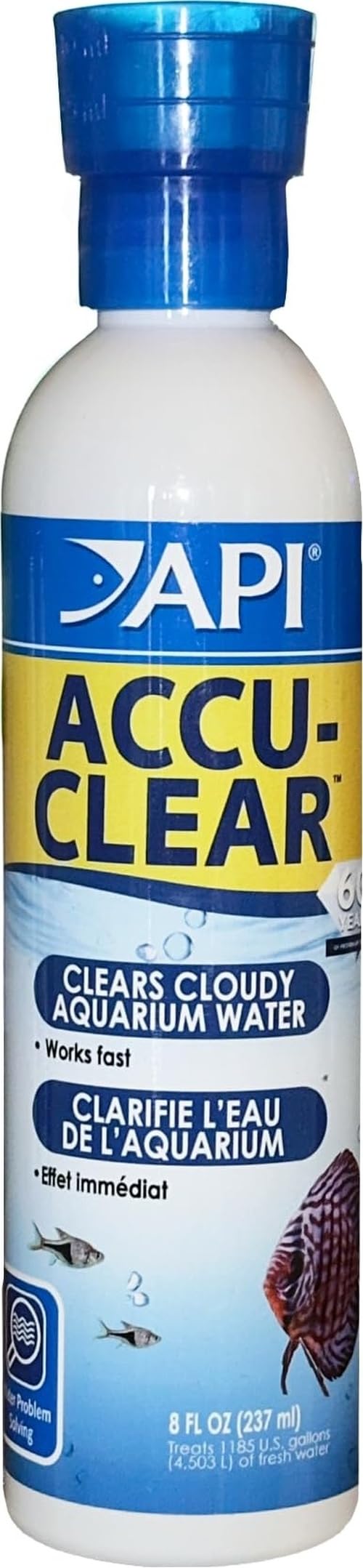 API ACCU-CLEAR Freshwater Aquarium Water Clarifier 4-Ounce Bottle