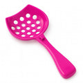 ARMATY Small cat Litter Scooper with Holder: Perfect for Small Spaces. cat Litter Scooper with Holder: Easy to Store Anywhere. cat Scooper for Litter Box - Pellet Litter Scoop (Hot Pink)