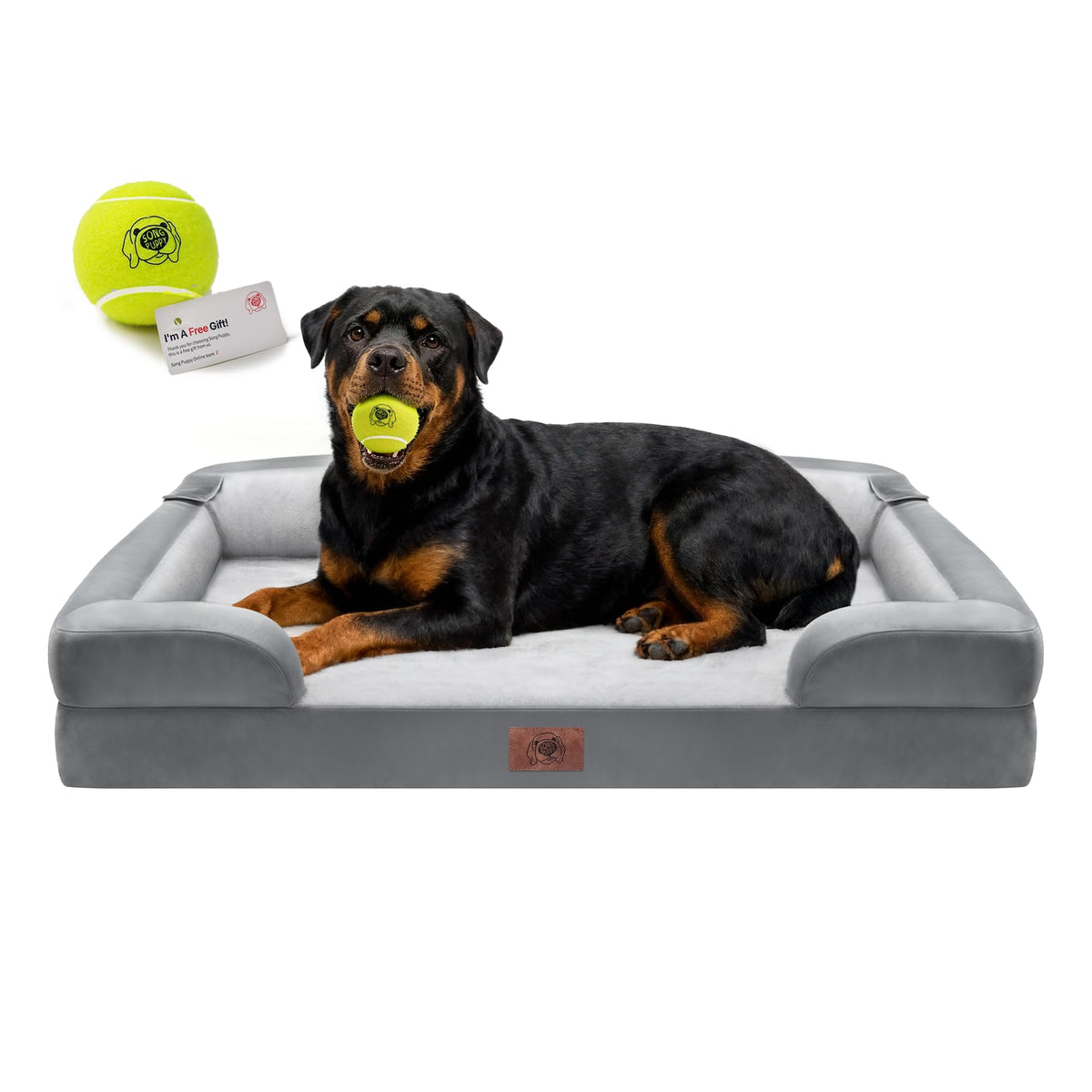 Song Puppy Waterproof Orthopedic Dog Bed for Extra Large Sized Dogs