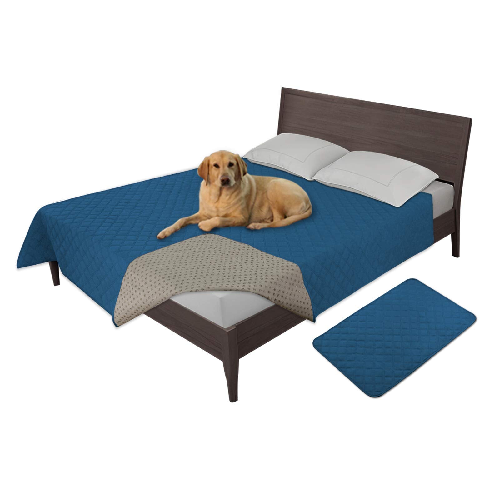 Easy-Going Waterproof Dog Bed Cover, Non-Slip Pet Blanket, 68x82in