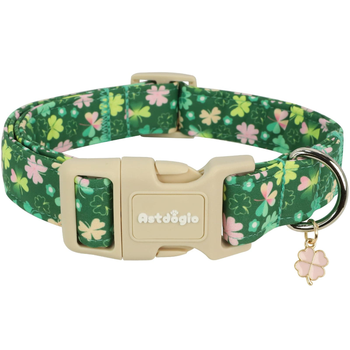 Astdogio Fall Dog Collar – Halloween & Thanksgiving Dog Collars for Medium Dogs – Soft & Comfortable Autumn Puppy Collar with Quick Release Buckle, Medium Dog Collars for Girl Boy Dogs-M