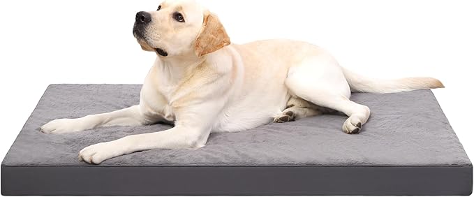 KSIIA Orthopedic Dog Bed for Extra Large Dogs with Waterproof, 47x29