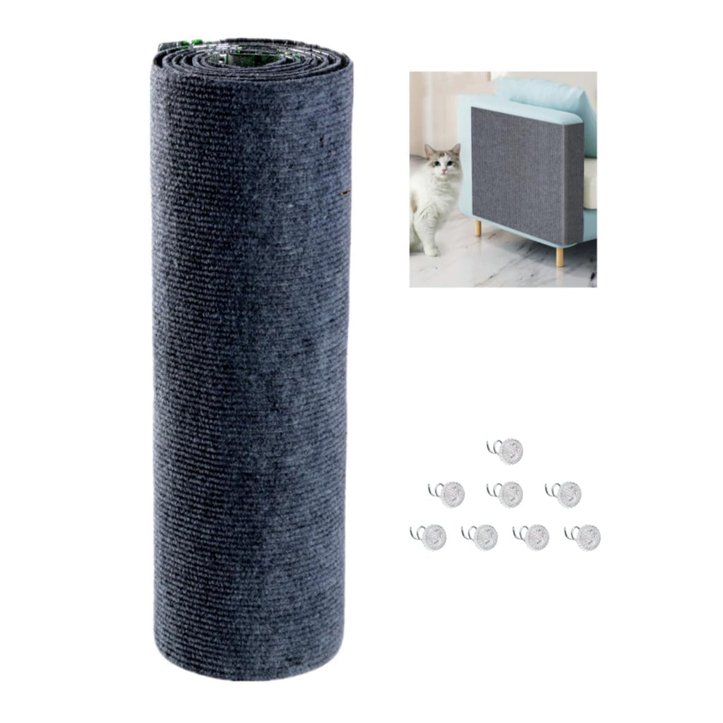 SHENGOCASE 78.7"x15.8" Trimmable Self-Adhesive Carpet Mat Pad Replacement for Cat Tree Shelf Shelves, Cat Wall Furniture Steps, Cat Carpet Scratching Post Scratcher Couch Protector