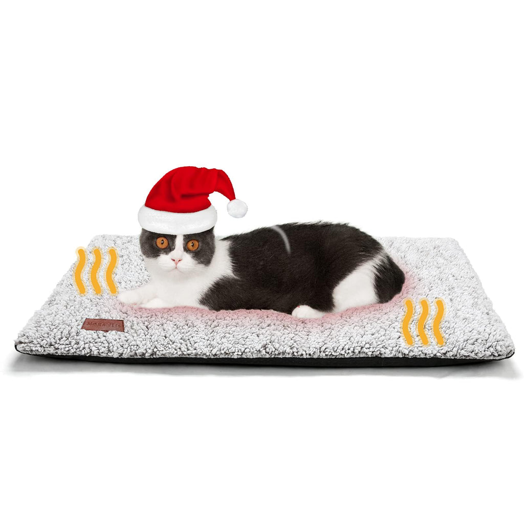 Mora Pets Self Warming Cat Bed Self Heating Cat Dog Mat Pet Pad Extra Warm