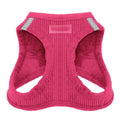 Voyager Step-in Plush Dog Vest Harness -Fuchsia Corduroy, X-Large
