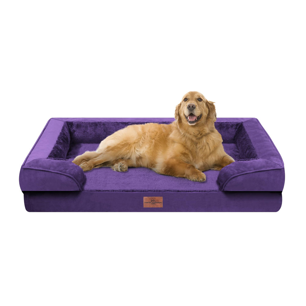 Comfort Expression Waterproof Orthopedic Dog Bed for Extra Large Dogs