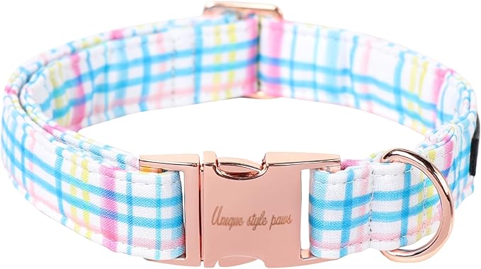 Unique style paws Dog Collar Metal Buckle Collar for Autumn Winter Christmas for Small Medium Large Boys Girls Dogs — S