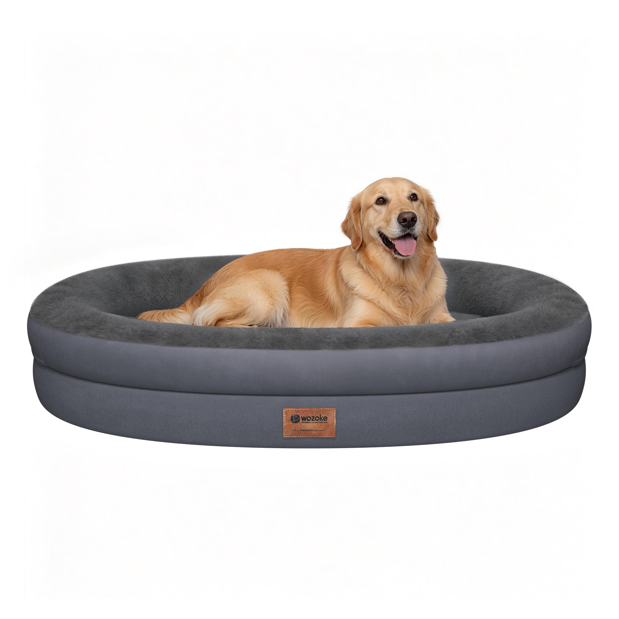 WOZOKE Waterproof Orthopedic Dog Bed for Medium Dogs