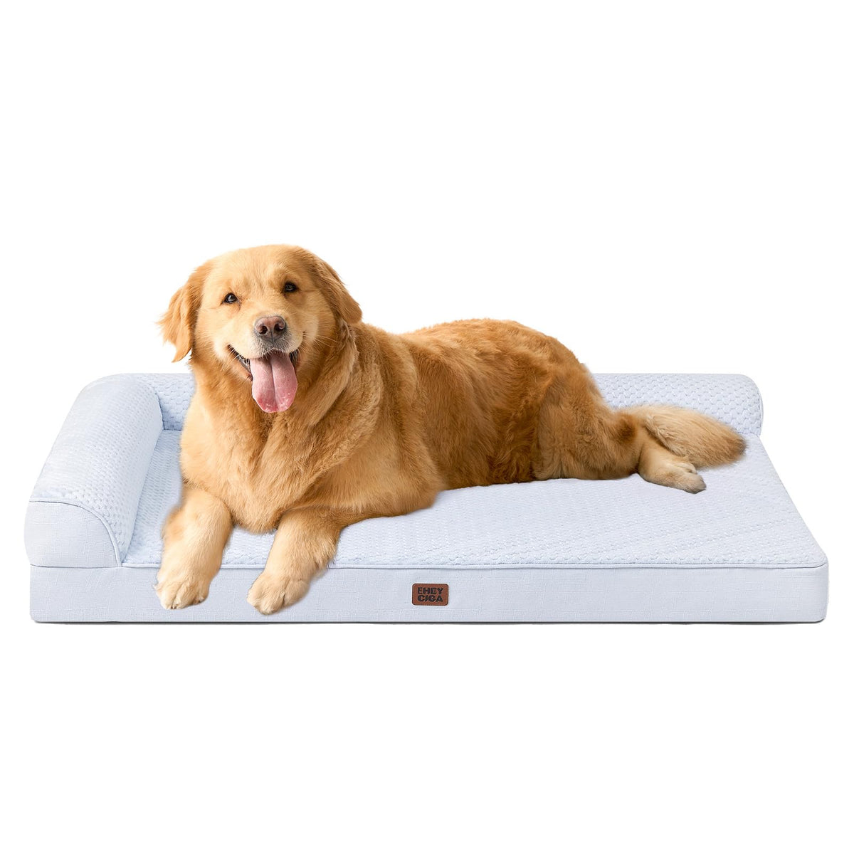 EHEYCIGA Orthopedic Dog Bed Medium Size, Memory Foam Dog Bed, Navy Blue