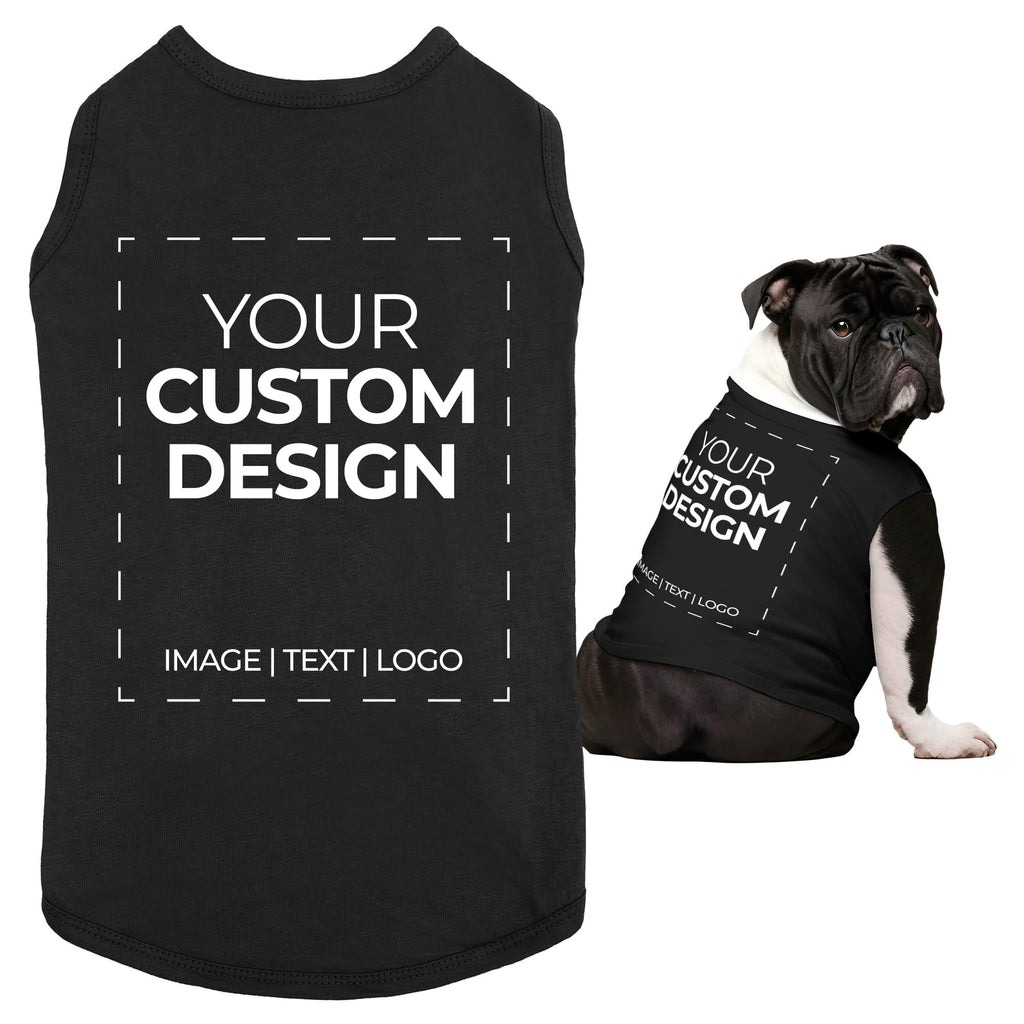 Apparelyn Custom Dog Shirt Design – Dog T-Shirt with Logo, Text or Image Print Custom Clothes for Dogs