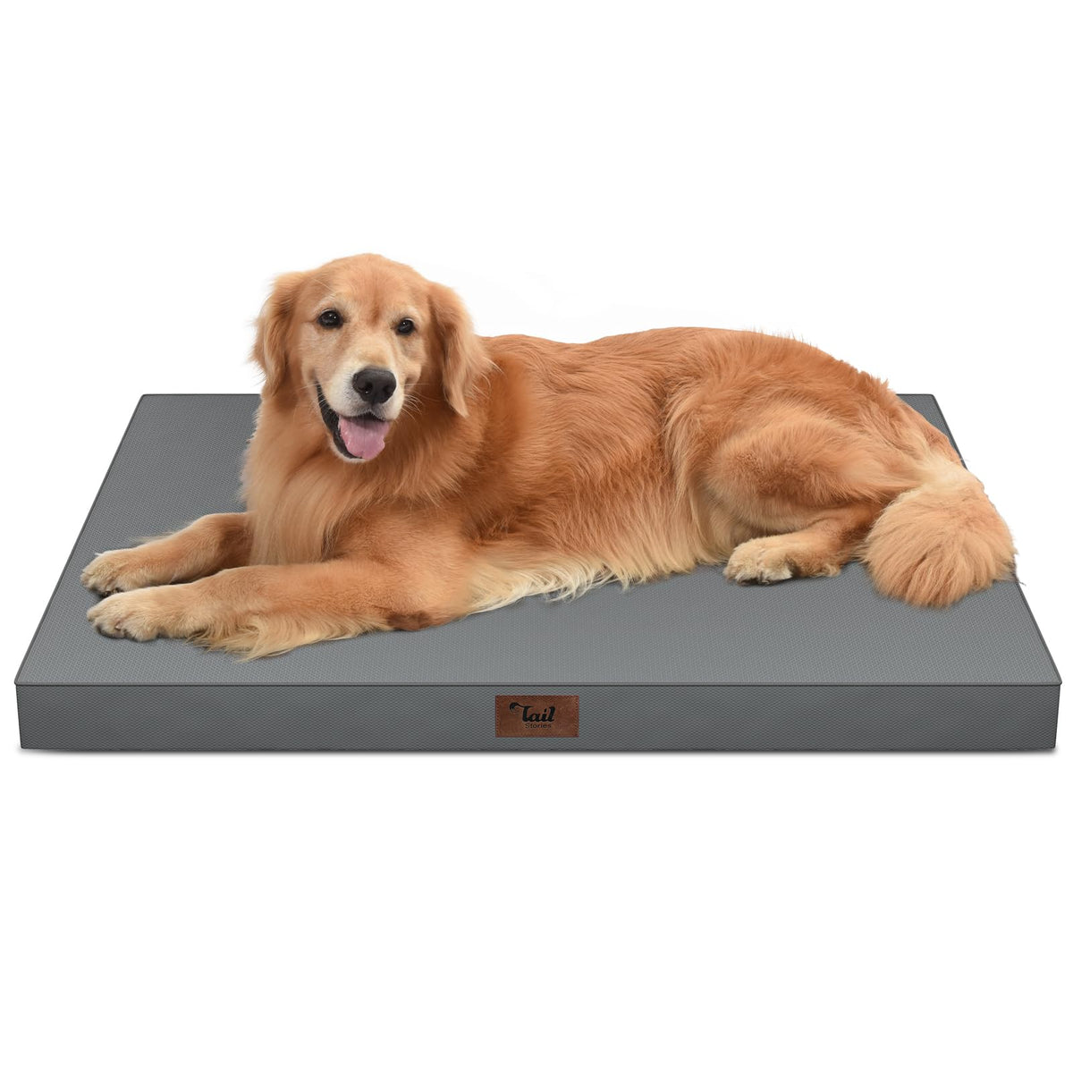 Tail Stories Waterproof Orthopedic Outdoor Dog Bed XL for Extra Large Dogs