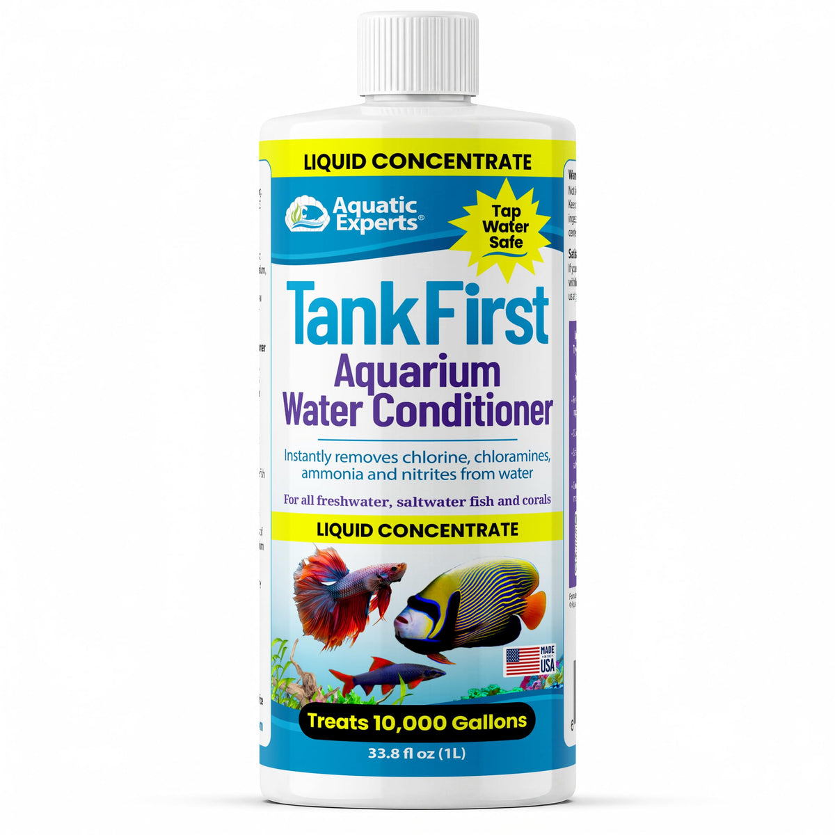 KloudAway Freshwater Aquarium Water Clarifier - Clears Cloudy Water, Water Clarifier for Fish Tank, Made in USA, Aquatic Experts, (500 ml)