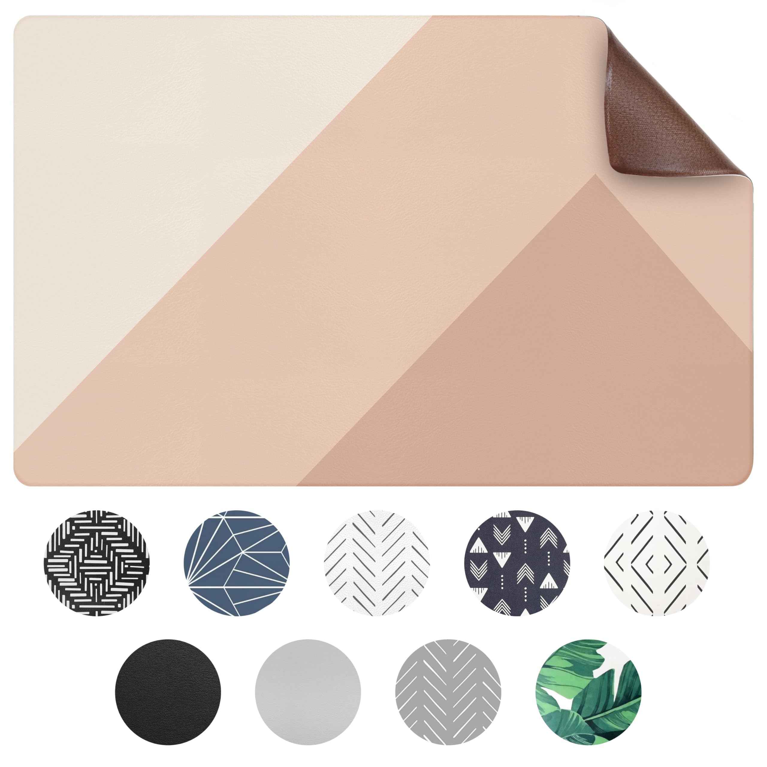 NALALAS Large Dog Mat for Food and Water, Cat Feeding Mat | Large Waterproof Dog Bowl Mat | Non-Slip Pet Food Mat for Floors | Pet Mats for Food and Water | Easy to Clean