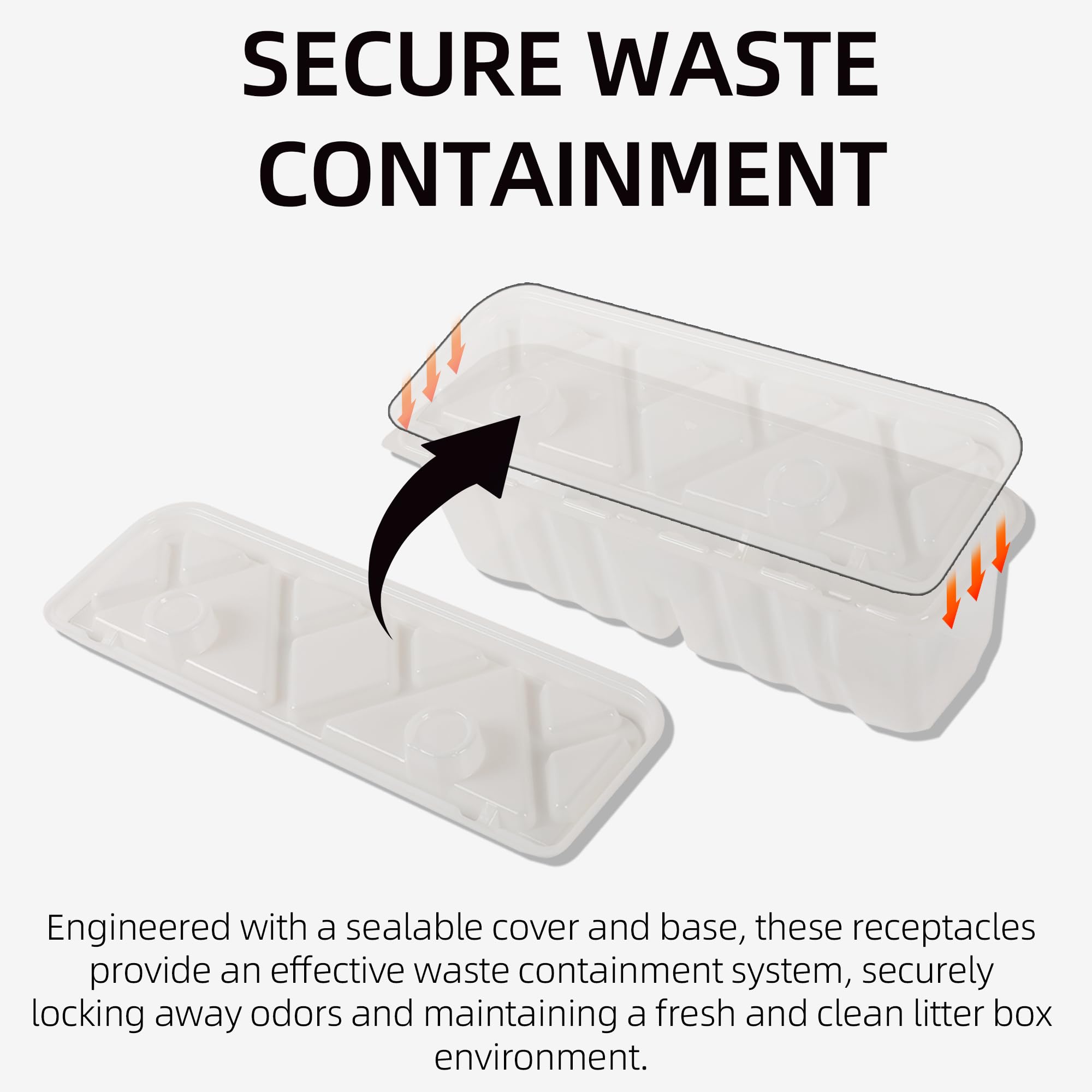 VIKOS Products Disposable Litter Box Waste Receptacles for Littermaid