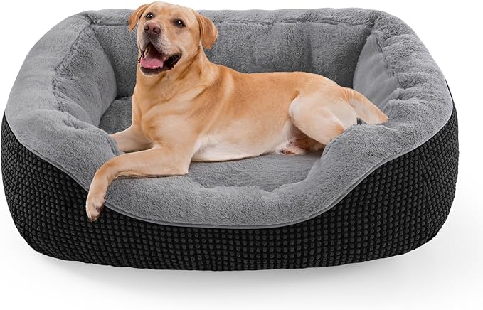 INVENHO Small Dog Bed Washable Orthopedic Calming Warming Durable Pet Bed with Anti-Slip Bottom