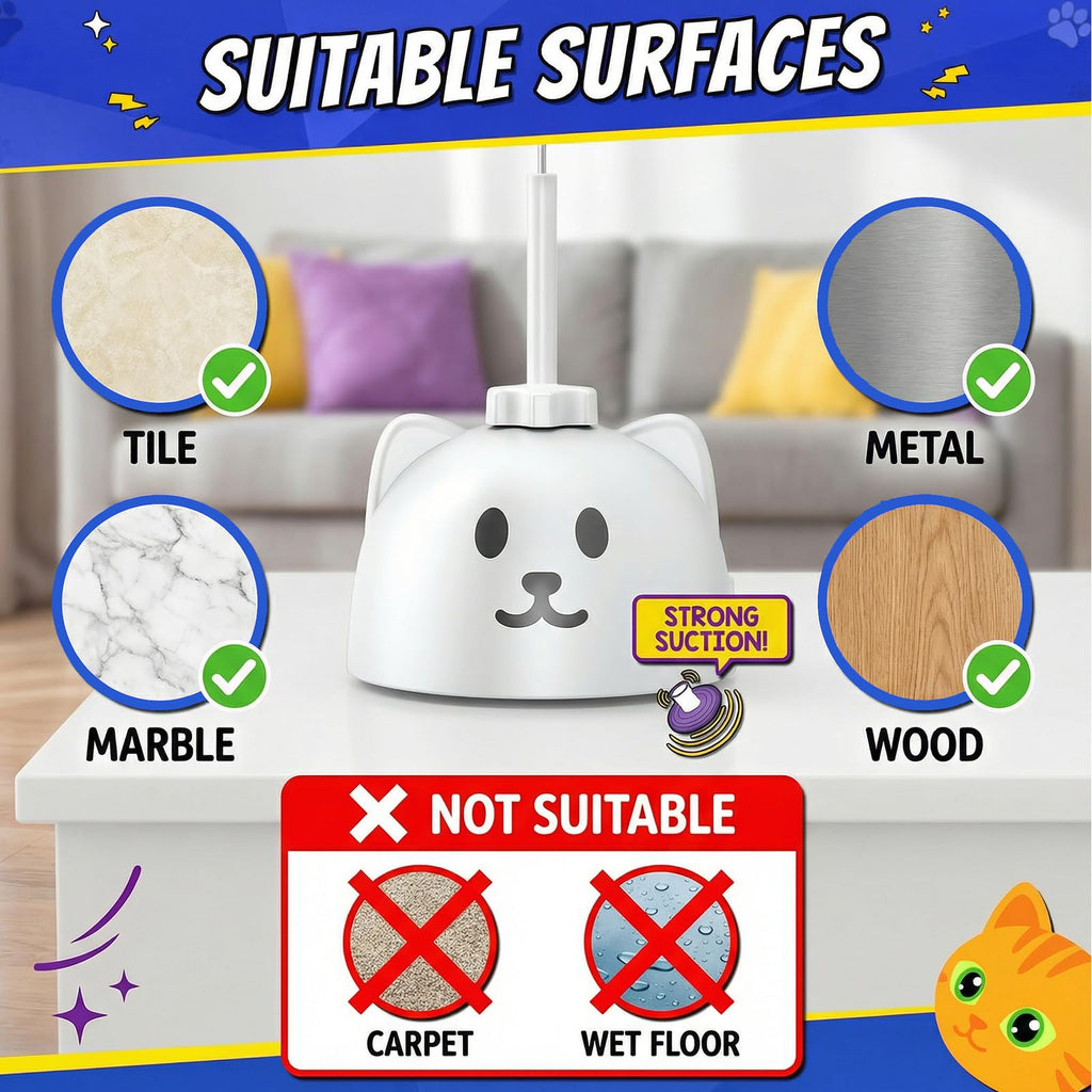 CATPICK Automatic Interactive Cat Toy, Flying Bird Wand for Indoor Cats