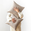 GEGELICA Pack of 2 Faux Leather Decorative Throw Pillow Covers 26X26 Inch
