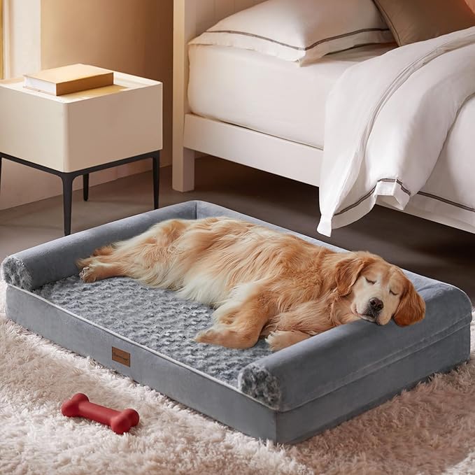BFPETHOME Orthopedic Washable XLarge Dog Bed for Senior Dog Cozy Sleep