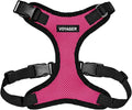 Voyager Step-in Pet Harness - All Weather Mesh, Adjustable Step in Harness for Cats and Dogs by Best Pet Supplies - Fuchsia/Black Trim, XS