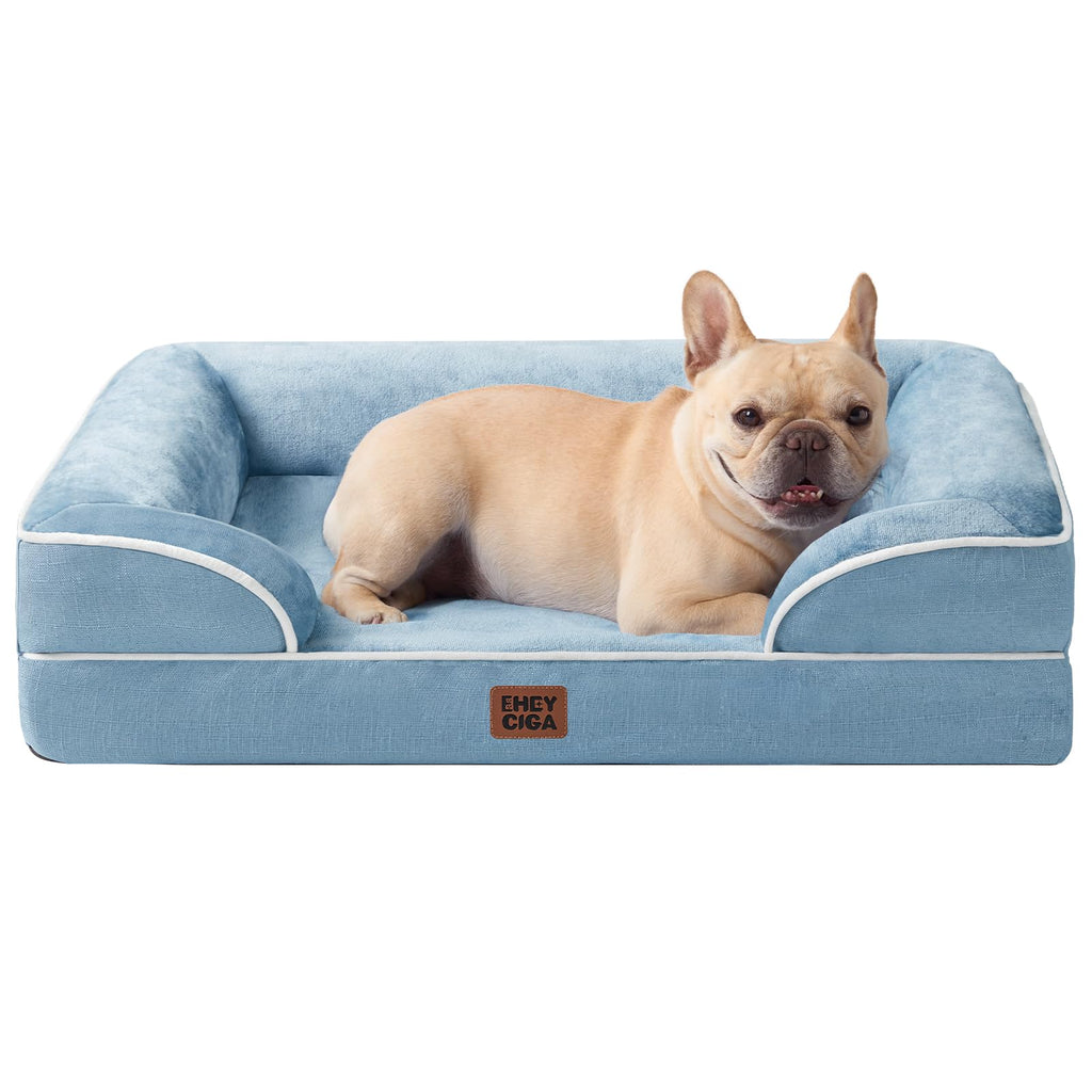 EHEYCIGA Orthopedic Dog Bed Medium Size Dog, Waterproof Washable Pet Beds