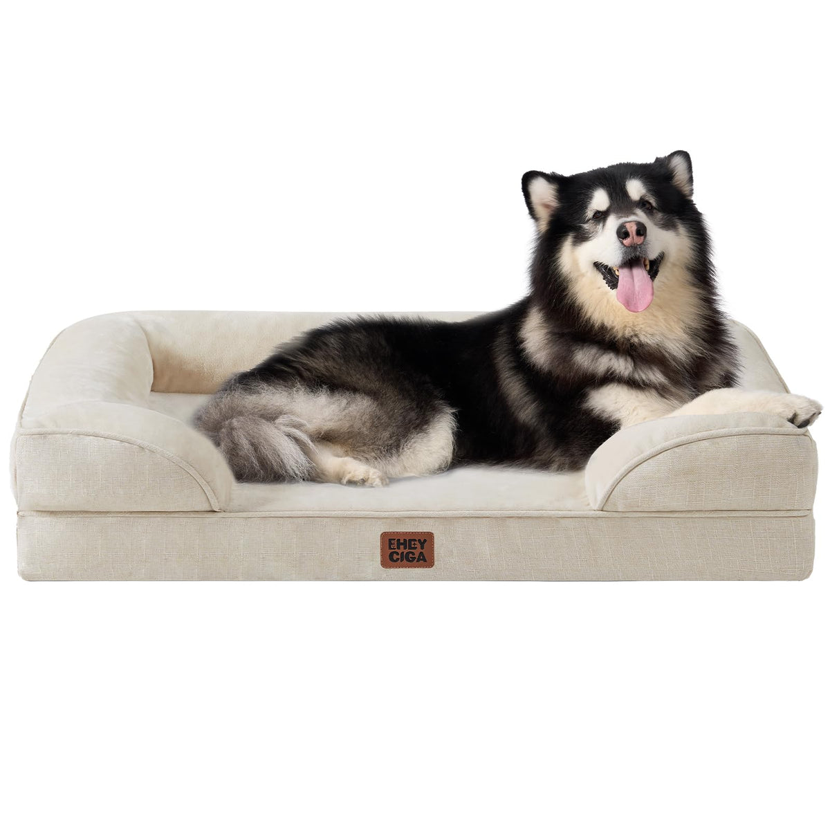EHEYCIGA Orthopedic XXL Dog Bed, Waterproof Washable XL Big Pet Bed 48"