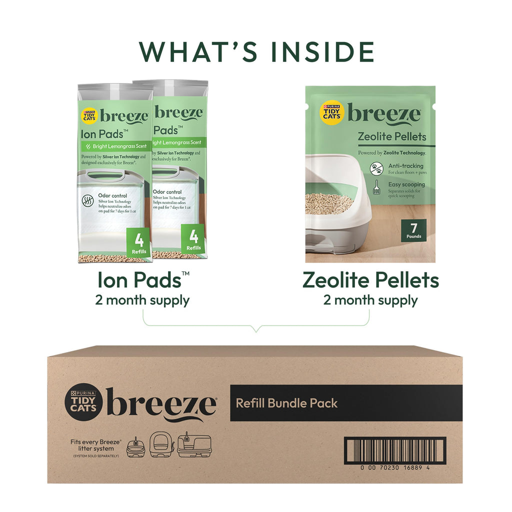 Purina Tidy Cats Breeze Litter System Refill Bundle - 7.91 lb Box