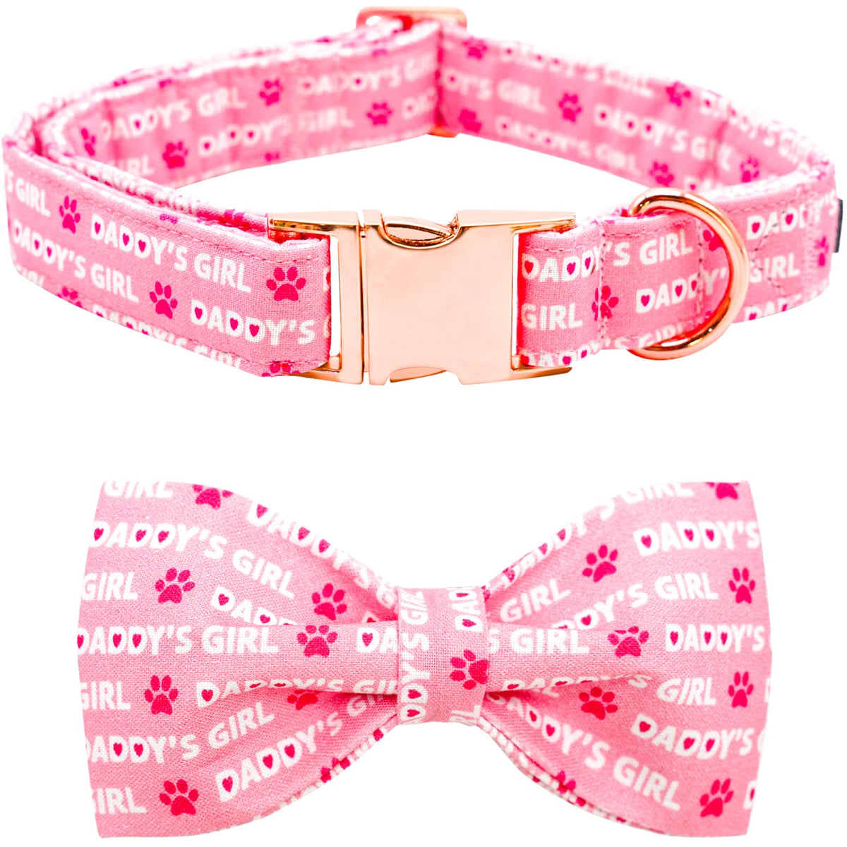 Lionheart Glory St. Patrick's Day Dog Collar, Dog Collar with Flower, Cute Floral Pattern Pet Collars Adjustable Pet Collars for Large Dogs
