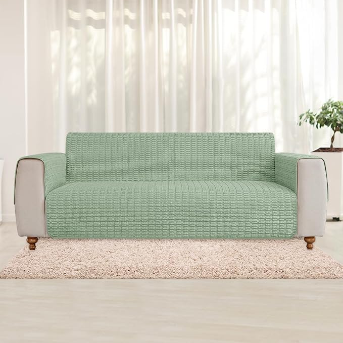 Muamar Dog Bed Cover Sofa Protector,Anti Slip Waterproof Sofa Covers for Living Room Couch Covers,Sofa Mat,Seat Cover,Dog Mat,Pet Pad for Furniture 1 Piece (60x70 inch, Sage Green)