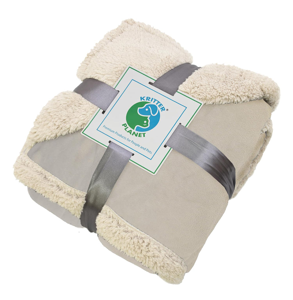 Kritter Planet Waterproof Reversible Pet Blanket for Dogs and Cats