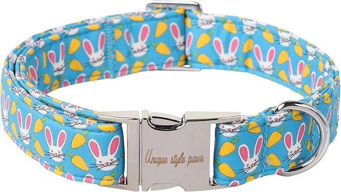 Unique style paws Dog Collar Metal Buckle Collar for Autumn Winter Christmas for Small Medium Large Boys Girls Dogs — S