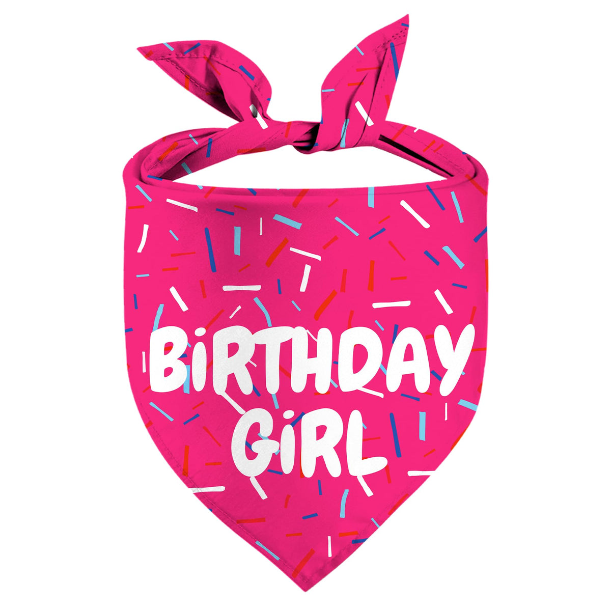Birthday Dog Bandanas 1 Pack, Colorful HBD Dog Scarfs for Boy and Girl, Pet Scarves for Boy and Girl Bandanas for Small Medium Large Dogs (It's My Birthday, One Size)